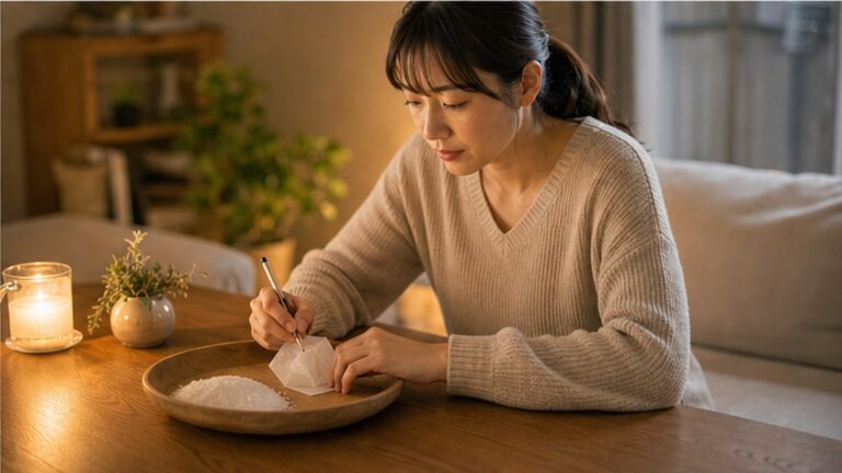 塩まじないで離婚回避を願う前に｜心を整え現実行動へつなげる