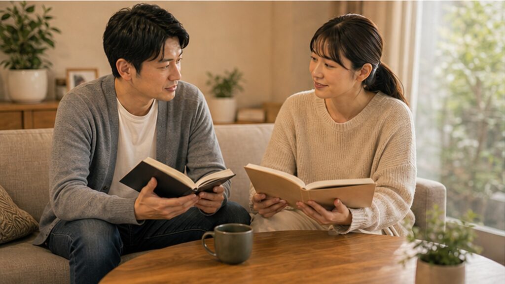 夫婦でプチ読書会をする方法｜知識量より深い対話を増やす