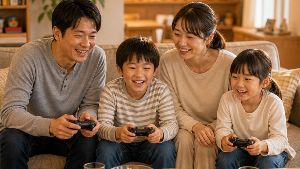 家族でゲーム実況を楽しむ前に｜コミュニケーション活性化